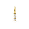 hanger diamant 0.05ct h si 14K geelgoud