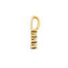 hanger diamant 0.05ct h si 14K geelgoud - Afbeelding 3