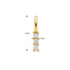 hanger diamant 0.05ct h si 14K geelgoud - Afbeelding 4