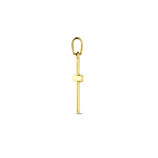 hanger kruis 23 mm 14K geel - Afbeelding 3