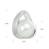 hanger parel zilver gerhodineerd - Afbeelding 2