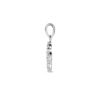 hanger zirkonia bloem 20 mm zilver gerhodineerd - Afbeelding 3