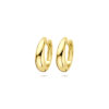 klapoorringen 14 mm 14K geelgoud