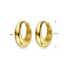 klapoorringen 14K geelgoud - Afbeelding 4