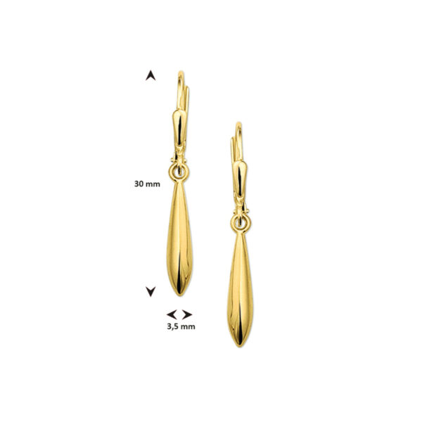 oorhangers 14K geel - Afbeelding 3