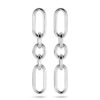 oorhangers schakel 48 mm zilver gerhodineerd