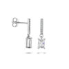 oorhangers zirkonia zilver gerhodineerd - Afbeelding 3