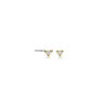 oorknoppen diamant 0.04ct (2x 0.02ct) h p1 14K geelgoud - Afbeelding 4