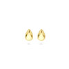 oorknoppen druppel 4,5 mm 1 micron zilver verguld (geel)