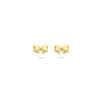 oorknoppen strik 5 mm 14K geelgoud