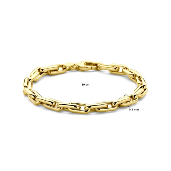 armband 5,5 mm 19 cm 14K geel - Afbeelding 3