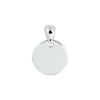 graveerhanger rond zilver gerhodineerd