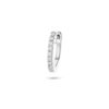 klapoorring diamant 0.03ct h si 9.5 mm per stuk 14K witgoud