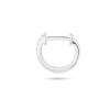 klapoorring diamant 0.03ct h si 9.5 mm per stuk 14K witgoud - Afbeelding 3
