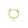 klapoorring diamant 0.03ct h si 9,5 mm per stuk 14K geelgoud - Afbeelding 3