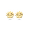 oorknoppen bloem 14K geelgoud