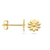 oorknoppen bloem 14K geelgoud - Afbeelding 3