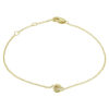 armband diamant 0.05ct h si 15-16,5-18 cm 14K geelgoud