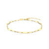 armband plaatjes 16 + 3 cm 14K geelgoud