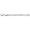 armband poli/mat zirkonia 3,3 mm 19 cm zilver gerhodineerd - Afbeelding 2