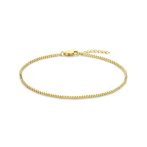 armband venetiaans ion plating 1,5 mm 19 + 2 cm edelstaal
