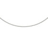 collier anker gediamanteerd 1,1 mm 41 + 4 cm zilver gerhodineerd - Afbeelding 2
