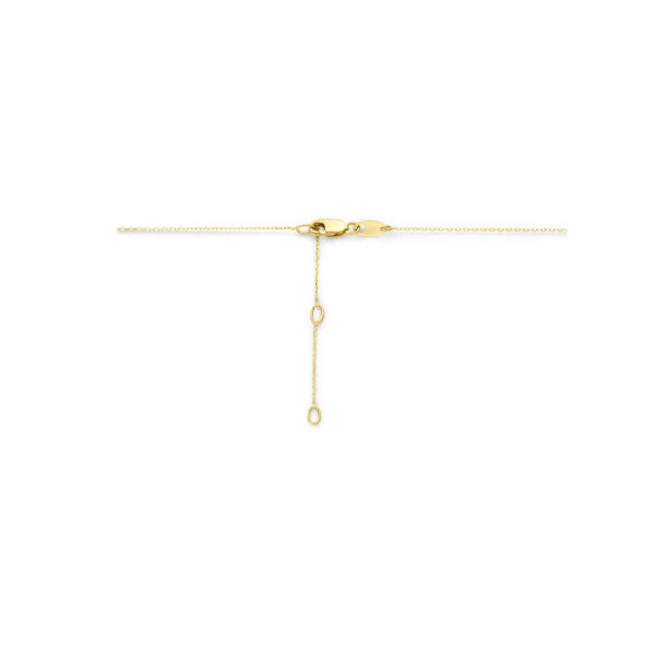 collier blauw topaas 41 - 43 - 45 cm 14K geelgoud - Afbeelding 3