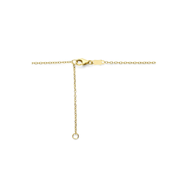 collier bolletjes onyx 1,2 mm 14K geelgoud - Afbeelding 3