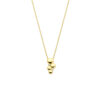 collier diamant 0.02ct h si 40,5 - 42,5 - 44,5 cm 14K geelgoud