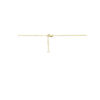 collier diamant 0.02ct h si 40,5 - 42,5 - 44,5 cm 14K geelgoud - Afbeelding 3