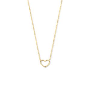 collier hart 0,8 mm 40 - 42 - 44 cm 14K geelgoud
