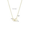 collier hartjes 40 - 42 - 44 cm 14K geelgoud - Afbeelding 4