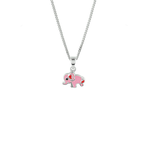 collier olifant 1,4 mm 36 + 4 cm zilver gerhodineerd
