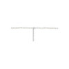collier parels 41 + 4 cm zilver gerhodineerd - Afbeelding 3