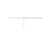 collier parels 42 + 5 cm zilver gerhodineerd - Afbeelding 3