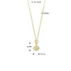 collier poolster zirkonia 41 - 43 - 45 cm 14K geelgoud - Afbeelding 4