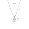 collier zirkonia 41 + 4 cm zilver gerhodineerd - Afbeelding 3