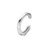 earcuff 12,5 mm zilver gerhodineerd