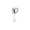 hanger hart en zirkonia zilver gerhodineerd - Afbeelding 3