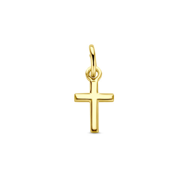 hanger kruis 14K geelgoud