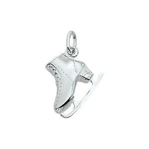 hanger kunstschaats zilver wit