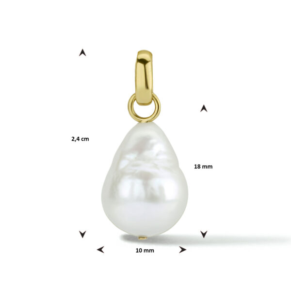 hanger parel 14K geelgoud - Afbeelding 3