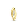 hanger zirkonia 15 mm 14K geelgoud