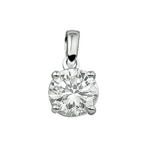 hanger zirkonia zilver gerhodineerd