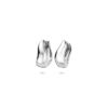 klapoorringen 12 mm zilver gerhodineerd