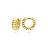 klapoorringen 14 mm zilver verguld (geel) - Afbeelding 3