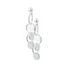 oorhangers zilver wit