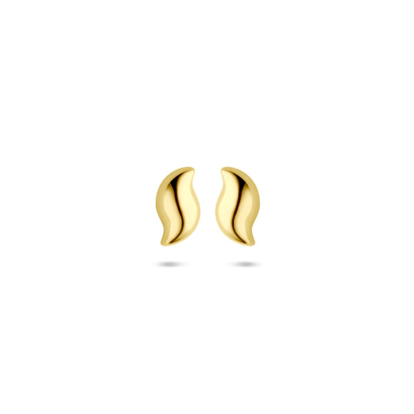 oorknoppen 8 mm 14K geelgoud
