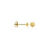 oorknoppen bloem 4 mm 14K geelgoud - Afbeelding 3