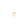 oorring 12 mm per stuk 14K geelgoud